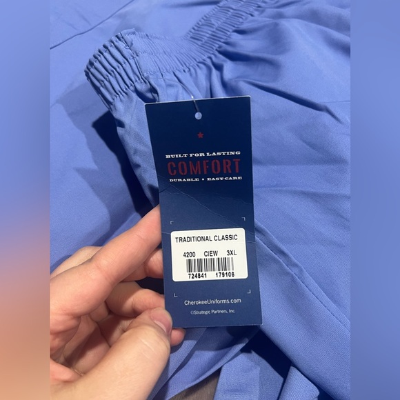 Cherokee WorkWear Women's Elastic Waist Scrub Pant - Tall/Regular - Picture 5 of 9